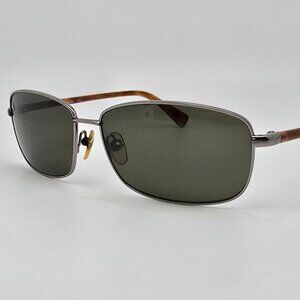 Michael Kors MKS352M 038 Adam Gunmetal Tortoise Frame G-15 Green Lens Sunglasses
